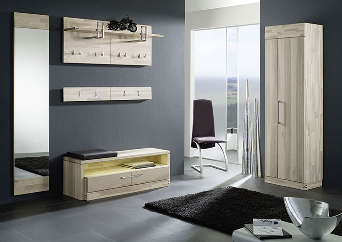 Massivholzgarderobe Terra Kernbuche Massivholzgarderobe Terra Kernbuche