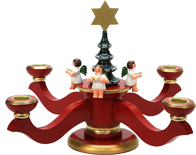Adventsleuchter rot