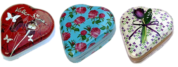 Geschenkherzen zum Valentinstag Geschenkherzen zum Valentinstag