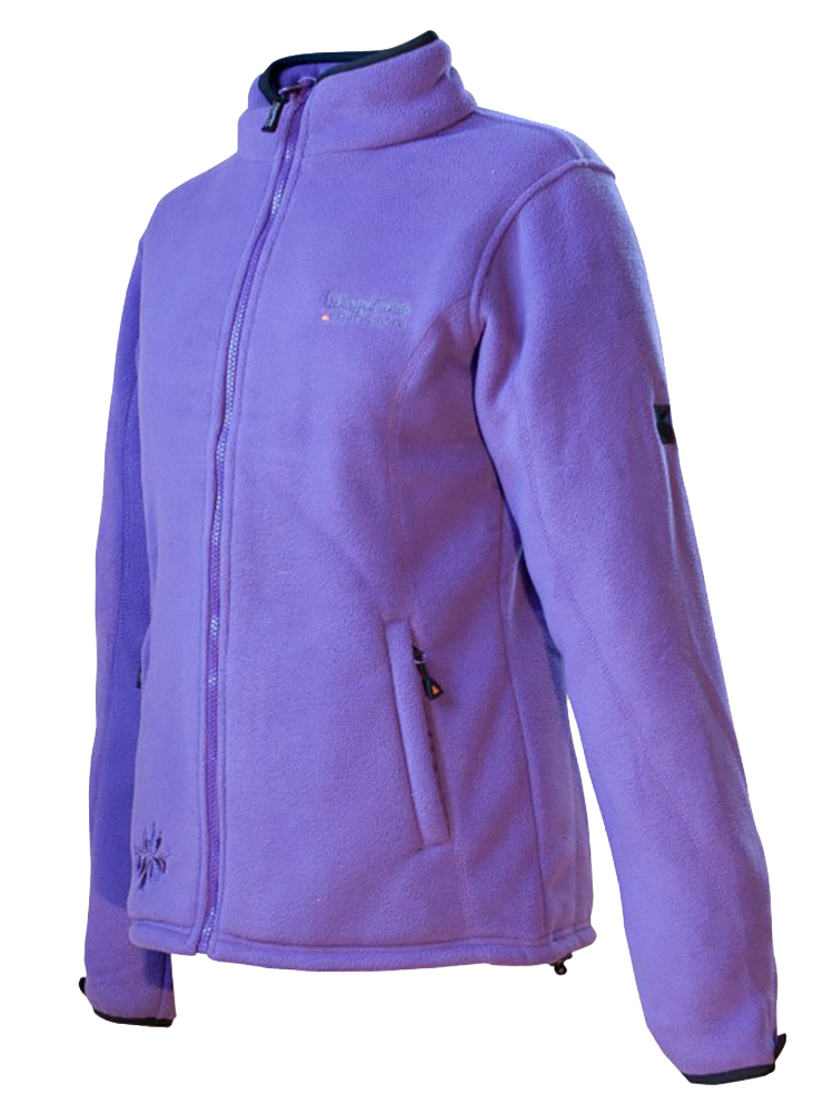 Lila Lammfleecejacke Teddyjacke Damen Lila Lammfleecejacke Teddyjacke Damen