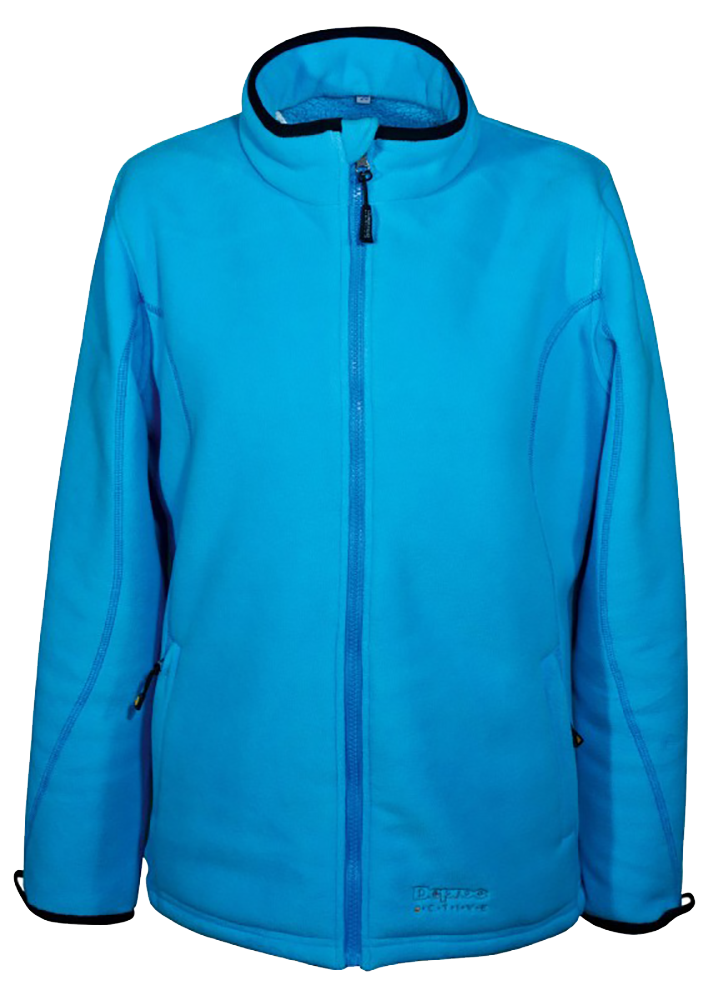 Teddyfleecejacke in blau für Damen Teddyfleecejacke in blau für Damen